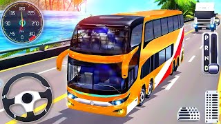 City Bus driving simulator - Uphill Coach Transporter Bus driving game  -Android Gameplay screenshot 3