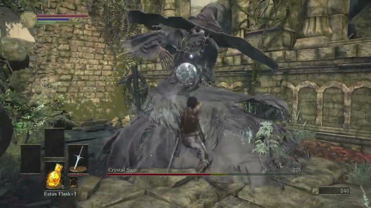 Ashen One vs Crystal Sage No hit.