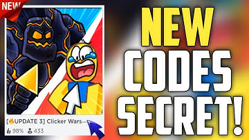 FUTURE CODES!! | *NEW* ROBLOX CLICKER WARS SIMULATOR! CODES 2023! (UPDATE 3)