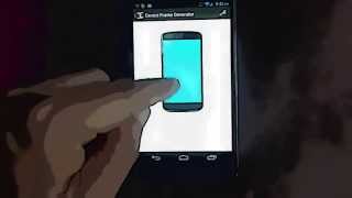 How to use Frame Device Generator - Android App