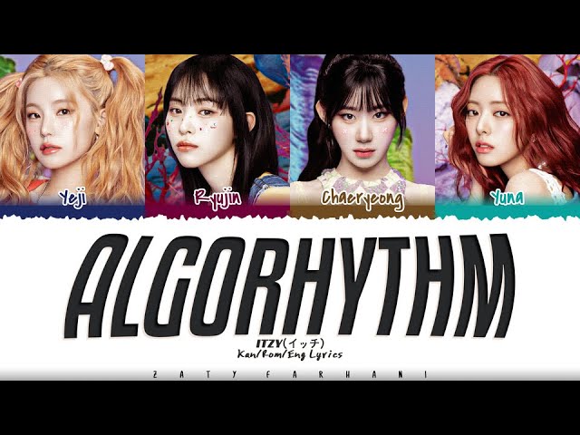 ITZY (イッチ) - 'Algorhythm' Lyrics [Color Coded_Kan_Rom_Eng] class=