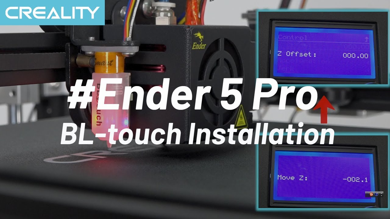 Ender 5 Pro BL-touch Installation Tutorial - YouTube