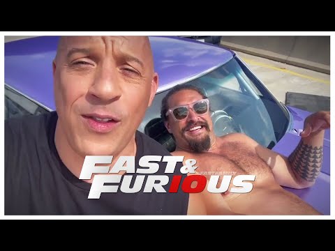 Fast & Furious 10: Vin Diesel & Jason Momoa On Set 🎥