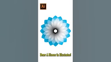 How To Draw A Flower in Adobe Illustrator!