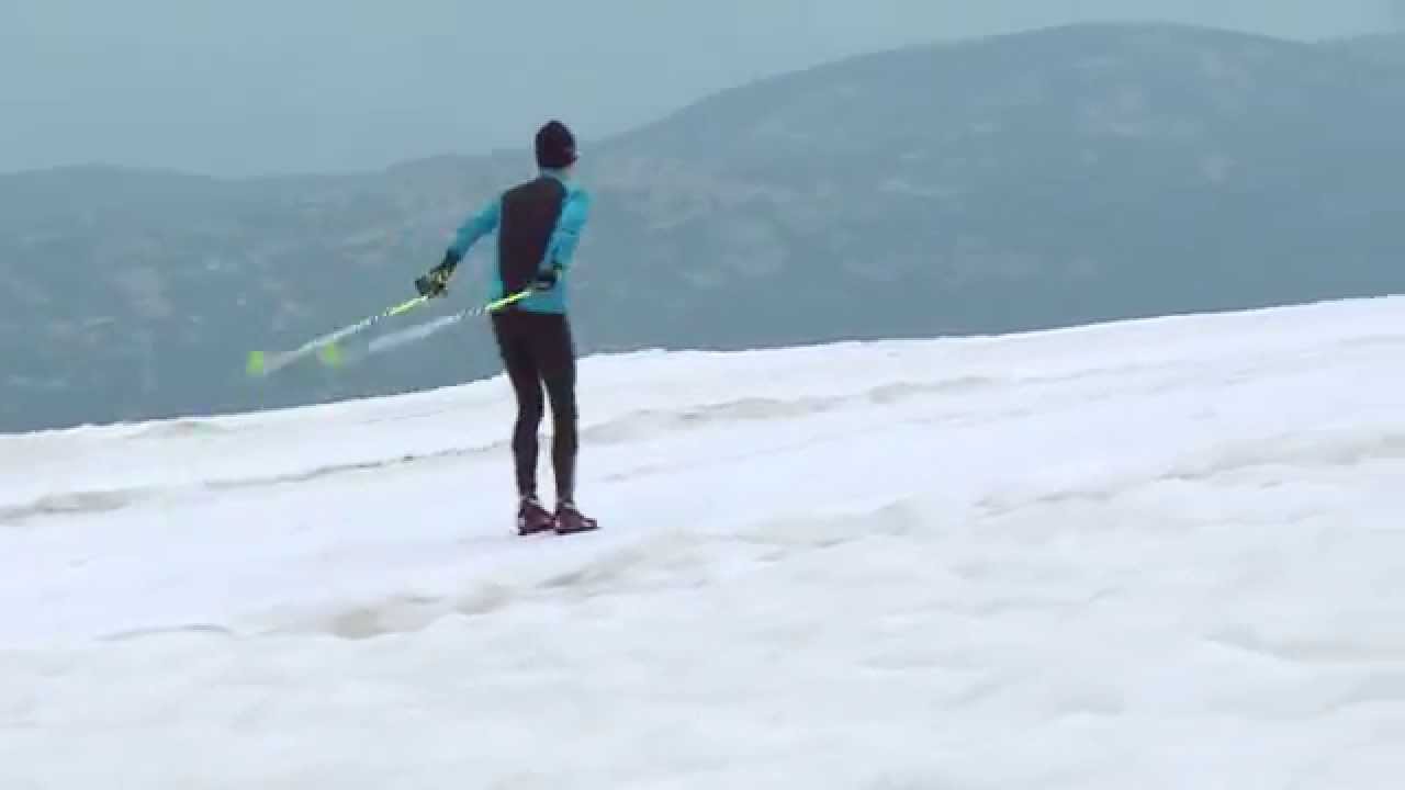 Stakning med frånskjut - Skidteknik från boken/DVD:n Längdskidåkning för dig