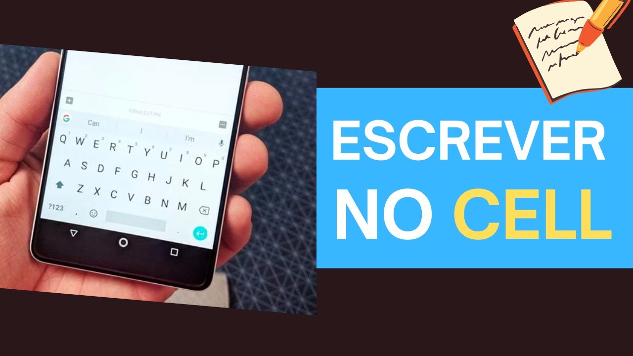 Como escrever texto no CELULAR - YouTube