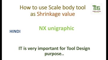 How to give shrinkage value by scale body for mould/ hindi