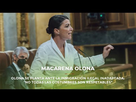 Olona se planta ante la inmigración ilegal inadaptada: "No todas las costumbres son respetables"