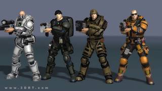 3DRT com X commanders 3d pack demo