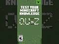 CAN YOU BEAT THIS MINECRAFT QUIZ?