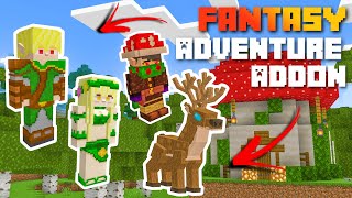 FANTASY ADVENTURE ON MCPE! β’ Fantasy Addon MCPE β’ ElfCraft Addon Fantasy
