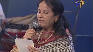 Swarabhishekam - Vani Jayaram Performance - Nuvvu Vastavani Brundavani Song - 13Th July 2014