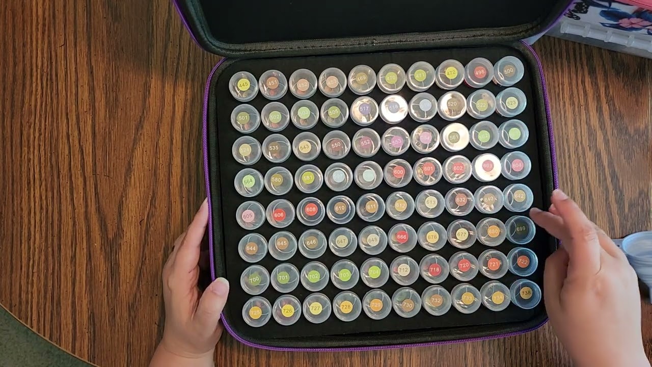  ARTDOT Diamond Painting Storage Boxes, 60 Slots Bead