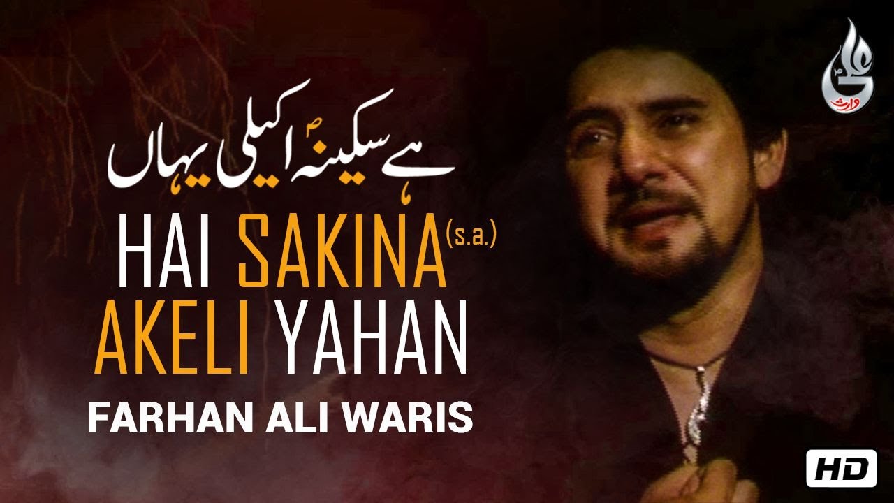 Farhan Ali Waris  Hai Sakina Akeli Yahan  Noha  2013