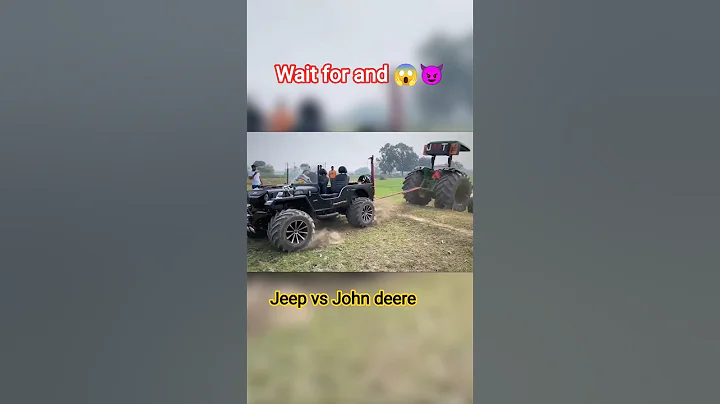 John Deere Vs Thar 😱👹 | Nishu Daswal ❤️ | Tractor Tochan Video #viralshort #youtubeshorts #trending