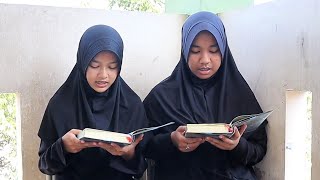 Baca Al-Quran... Surah An-Nasr Santriwati Ponpes Iuns Amuntai