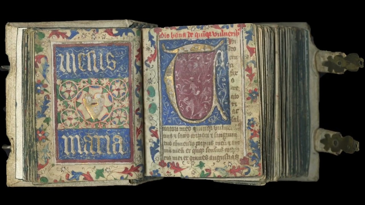 Printed Book of Hours with manuscript additions YouTube