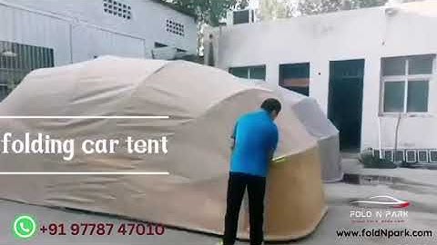 Folding Car Garage I Semi- Automatic Folding Car Garage I Portable Car Garage I Car Cover I Car port
