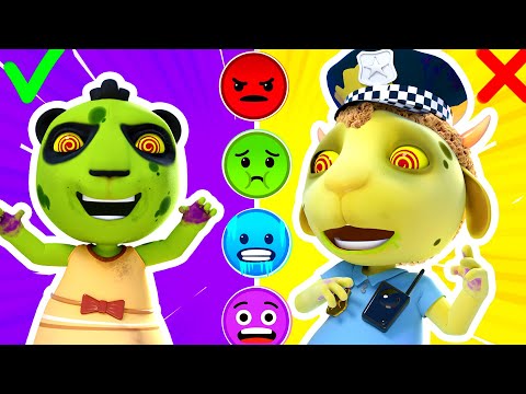 Police Officer and Witch's Magic | Funny Cartoon for Kids & Nursery Rhymes and Songs