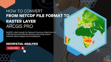 HOW TO CONVERT FROM NetCDF FILE FORMAT TO  RASTER LAYER | ArcGIS Pro