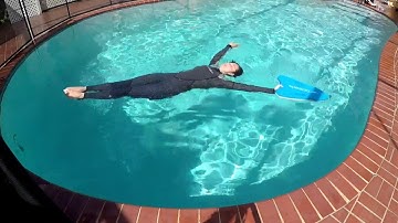How To Flutter Kick On Your Back With A Kick Board [Swimming Lessons For Adults]