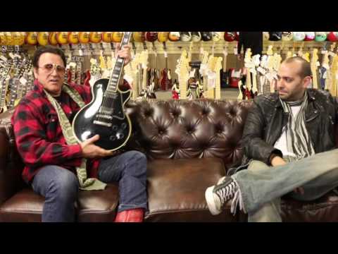 frank-stallone-buys-a-1983-gibson-les-paul-custom-here-at-norman's-rare-guitars