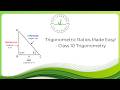 Trigonometric Ratios Made Easy! - Class 10 Trigonometry #trigonometry #grade10 #trignometricratios