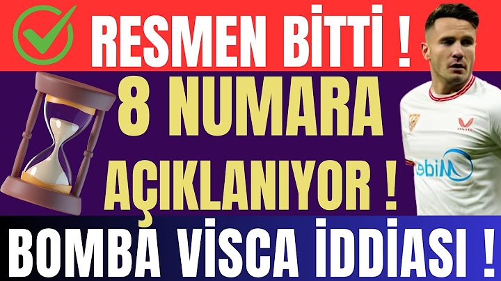 Resmen Bitti ! 8 Numara Açıklanıyor ! Bomba Visca İddiası !