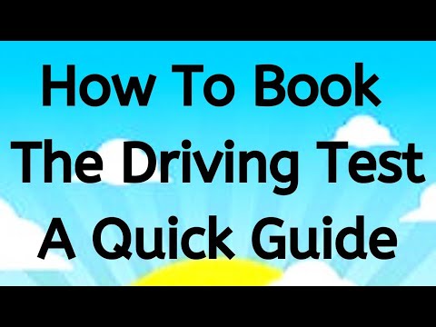 BOOK the DRIVING TEST Online - (A Quick Guide) @Driving Test Wizard