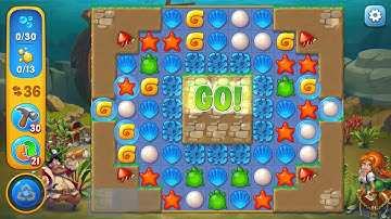 Fishdom level 1068 Gameplay (iOS Android)