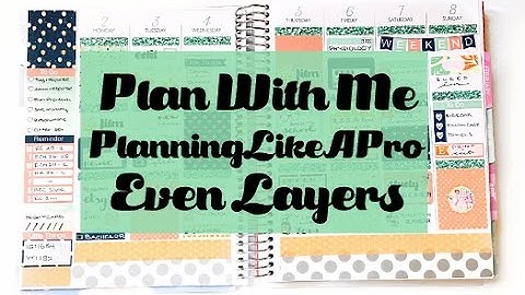Plan As I Go PWM | EvenLayers | Recollections Planner | Planning Like A Pro