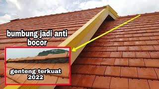 cara ngerpus atau pasang wuwung bajing atap bumbung@OraAjiChanel