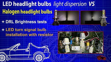 LED headlight bulbs tests, turn signal bulbs resistors installation and more.