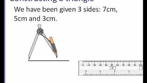 Constructing a Triangle given three sides