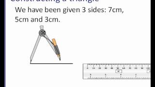 Constructing a Triangle given three sides