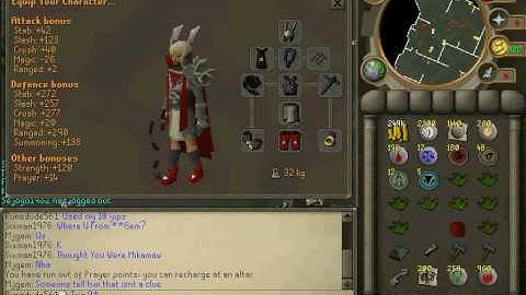Runescape.. Abby demon camping + Loot. 20,000+ killed