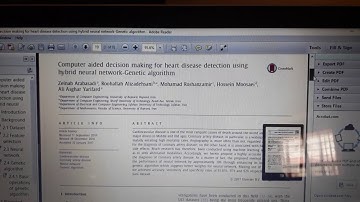 Heart disease detection  hybrid neural network-Genetic algorithm