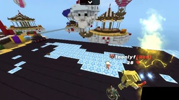 1v1ing the best mobile player in blockman go bedwars!