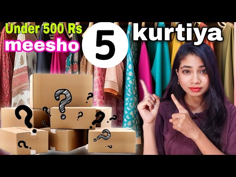 Unboxing the Latest Collection: Meesho Kurti Haul😱Meesho kurti