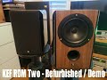 Kef rdm 2 speakers  refurbished  demo