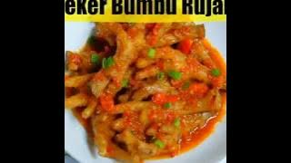 RESEP CEKER BUMBU RUJAK