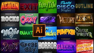 New Vector 3D Text Effect Eps Free | Adobe Illustrator🔥