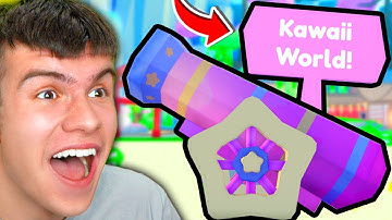 How To Unlock *KAWAII WORLD* In Roblox Pet Simulator X!