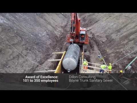 Award of Excellence 101 to 350 employees Dillon Consulting