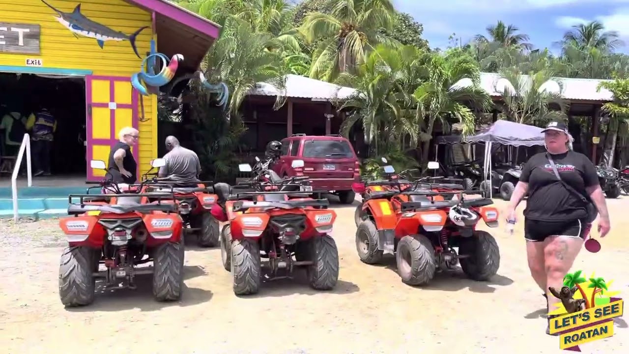 What to do in roatan | Atv tour 😍