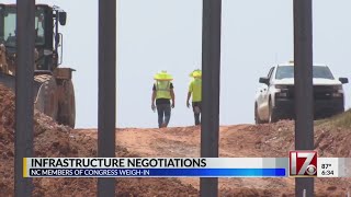 Biden and Republicans continue negotiations over infrastructure bill