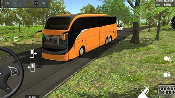 🔥 euro coach bus simulator 🚌🌲 | dangerous hill route | part-08 Android gameplay #bus #game 