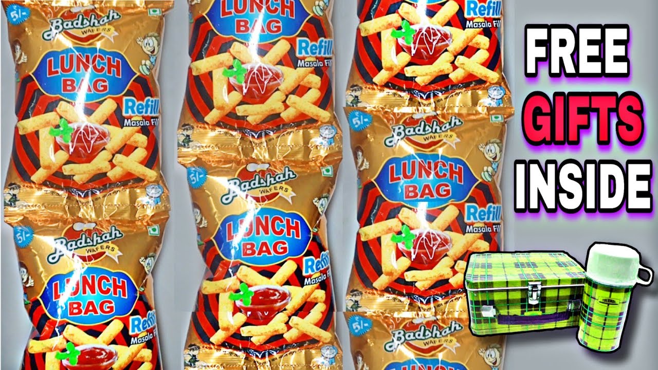 Lunch Bag Snacks Free Gifts Inside Only Rs 5 /- 