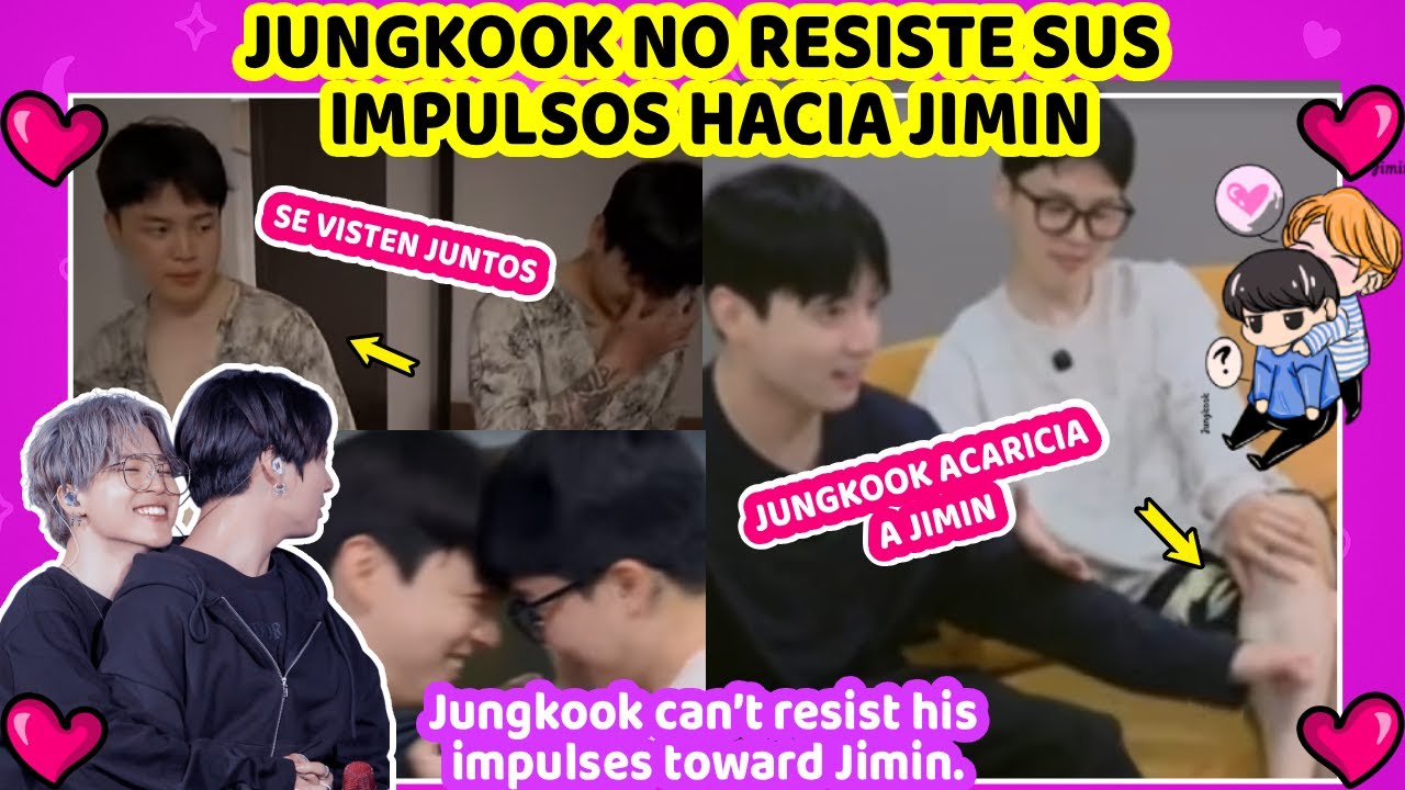 ¡JIKOOK CONFIRMADO POR CARICIAS DE JUNGKOOK A JIMIN! 🔥 NO SE RESISTE Y LAS CÁMARAS LO CAPTAN TODO