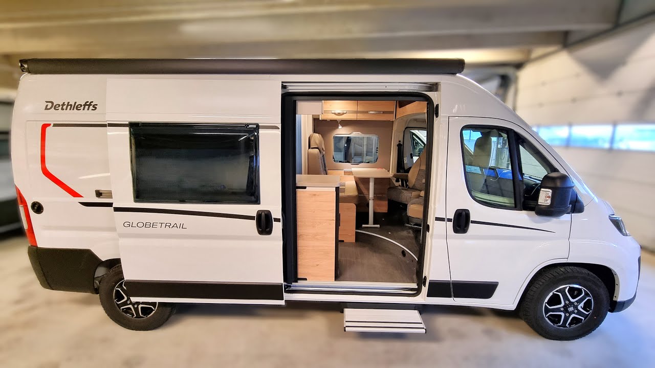 NEW 2026 Best Campervan with Big Shower Bathroom & 8-speed Auto | Dethleffs Globetrail 600 DS